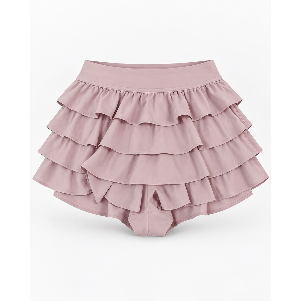 OFFLINE by Aerie Real Good Tiered Ruffle Skort Lavender Purple Medium